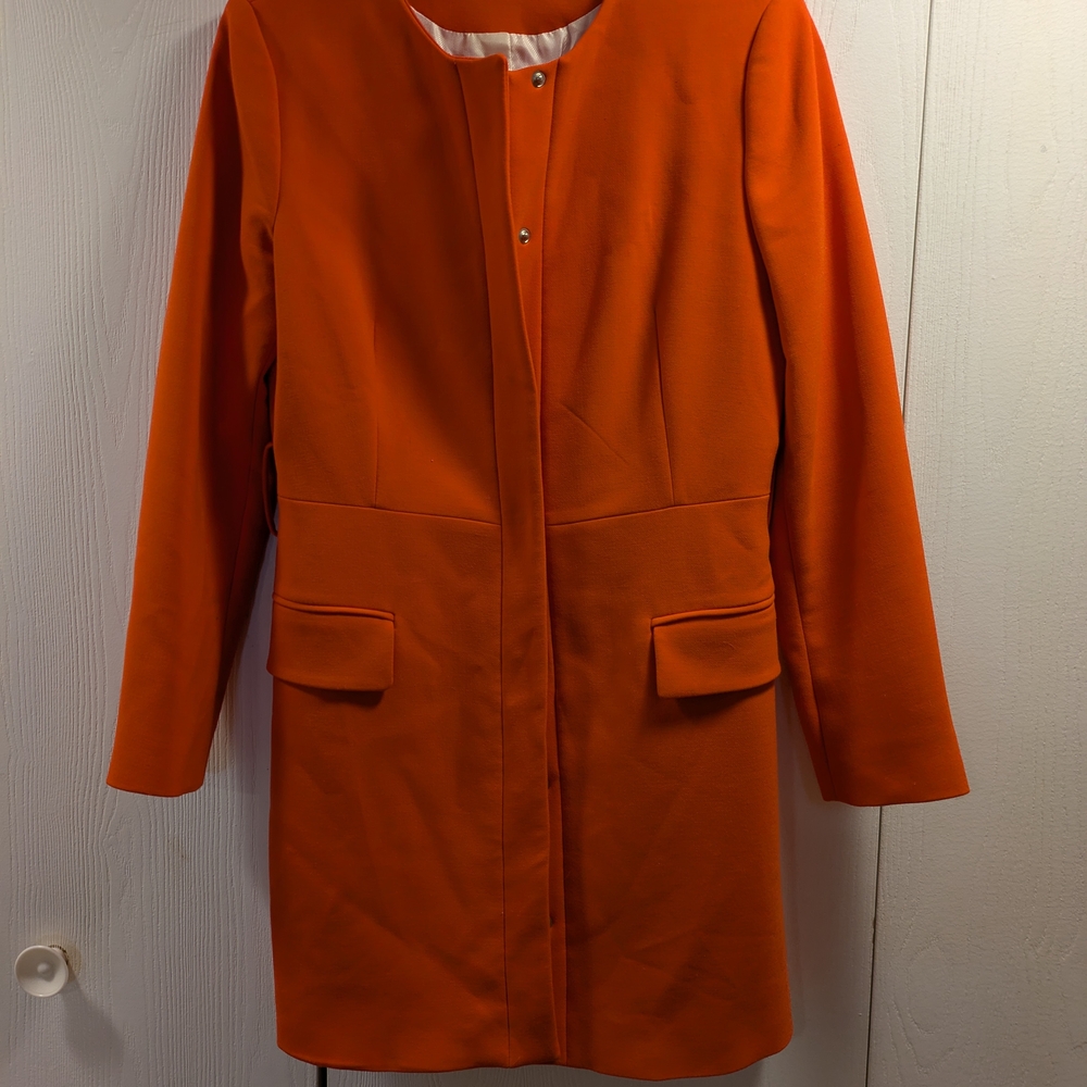 Zara Orange Women's Coat